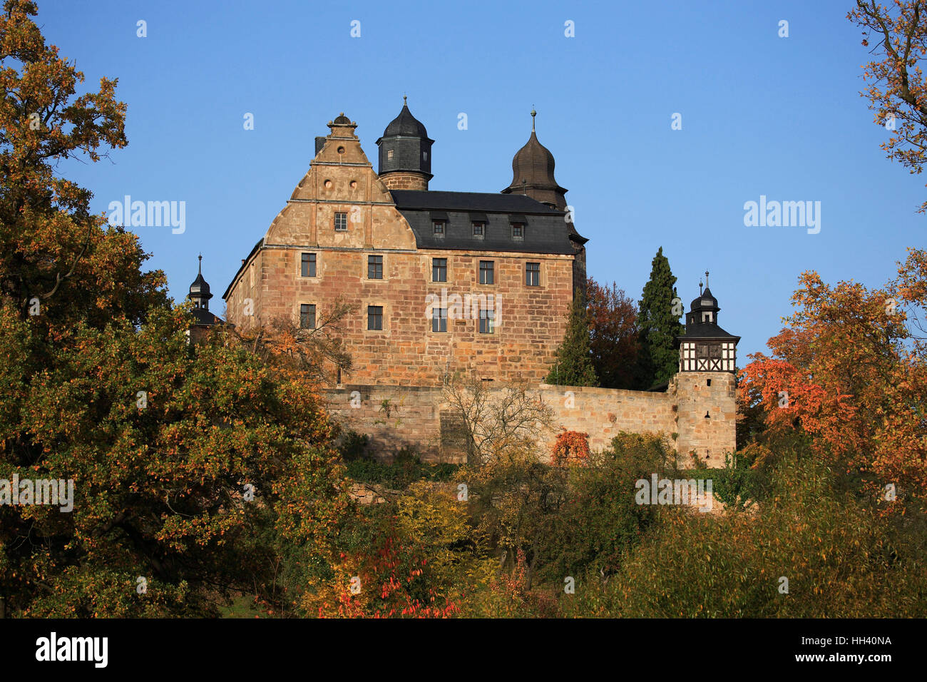 Burg Wernstein, Palais Wernstein, Mainleus, Kulmbach, Upper Franconia
