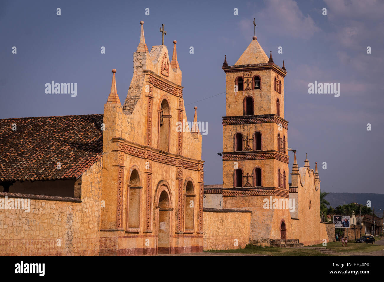 Jesuitenmission in San José de Chiquitos, Bolivien Stockfoto