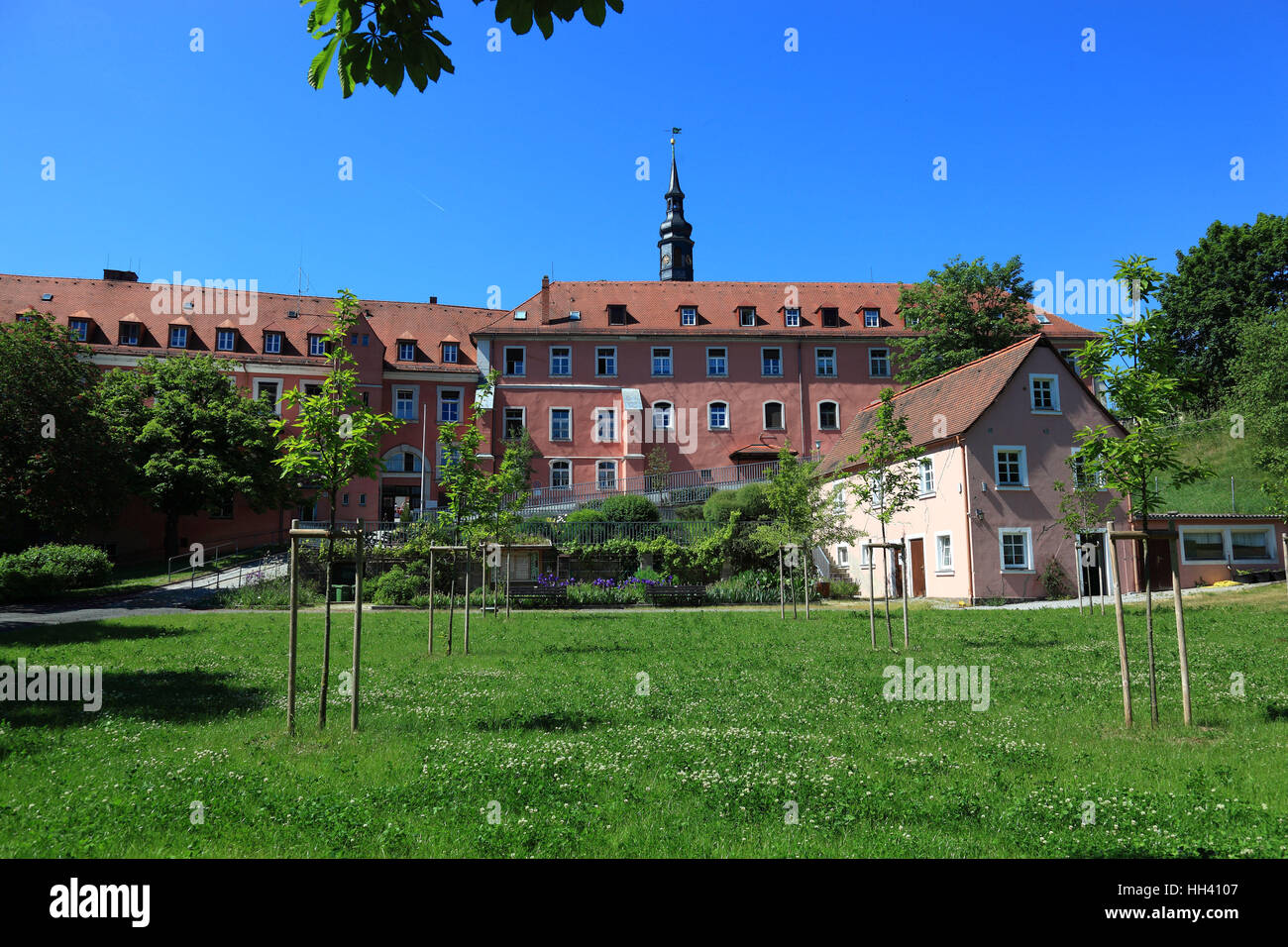 ehemaliges Kloster Himmelkron, Landkreis Kulmbach, Upper Franconia, Bayern, Deutschland Stockfoto