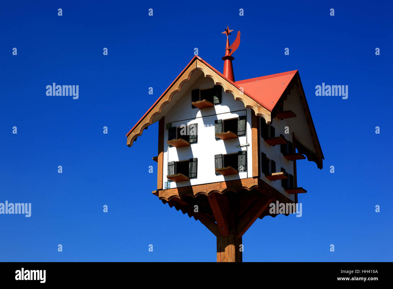 Taube Haus, Himmelkron, Bezirk von Kulmbach, Upper Franconia, Bayern, Deutschland Stockfoto