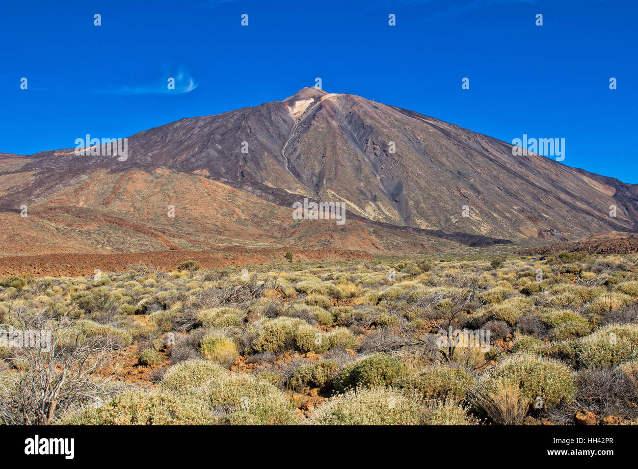 Mount Teide im Teide-Nationalpark, Teneriffa Stockfoto