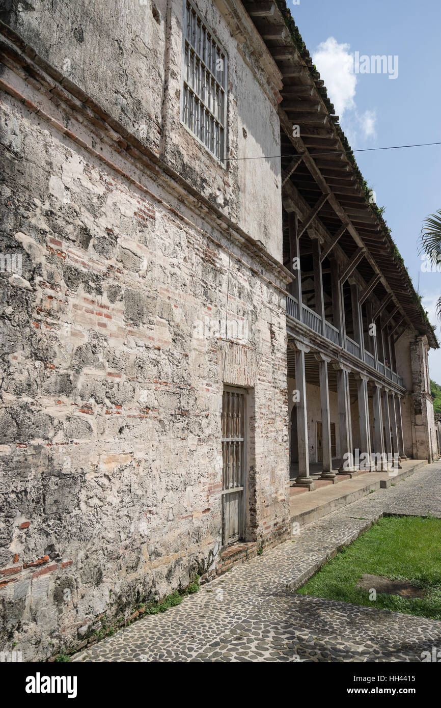 historischen Fort Jeronimo, Panama, aufgegeben, Architektur, Attraktion, Gebäude, Kolonial, außen, Fort, historischen, im Freien, Stockfoto
