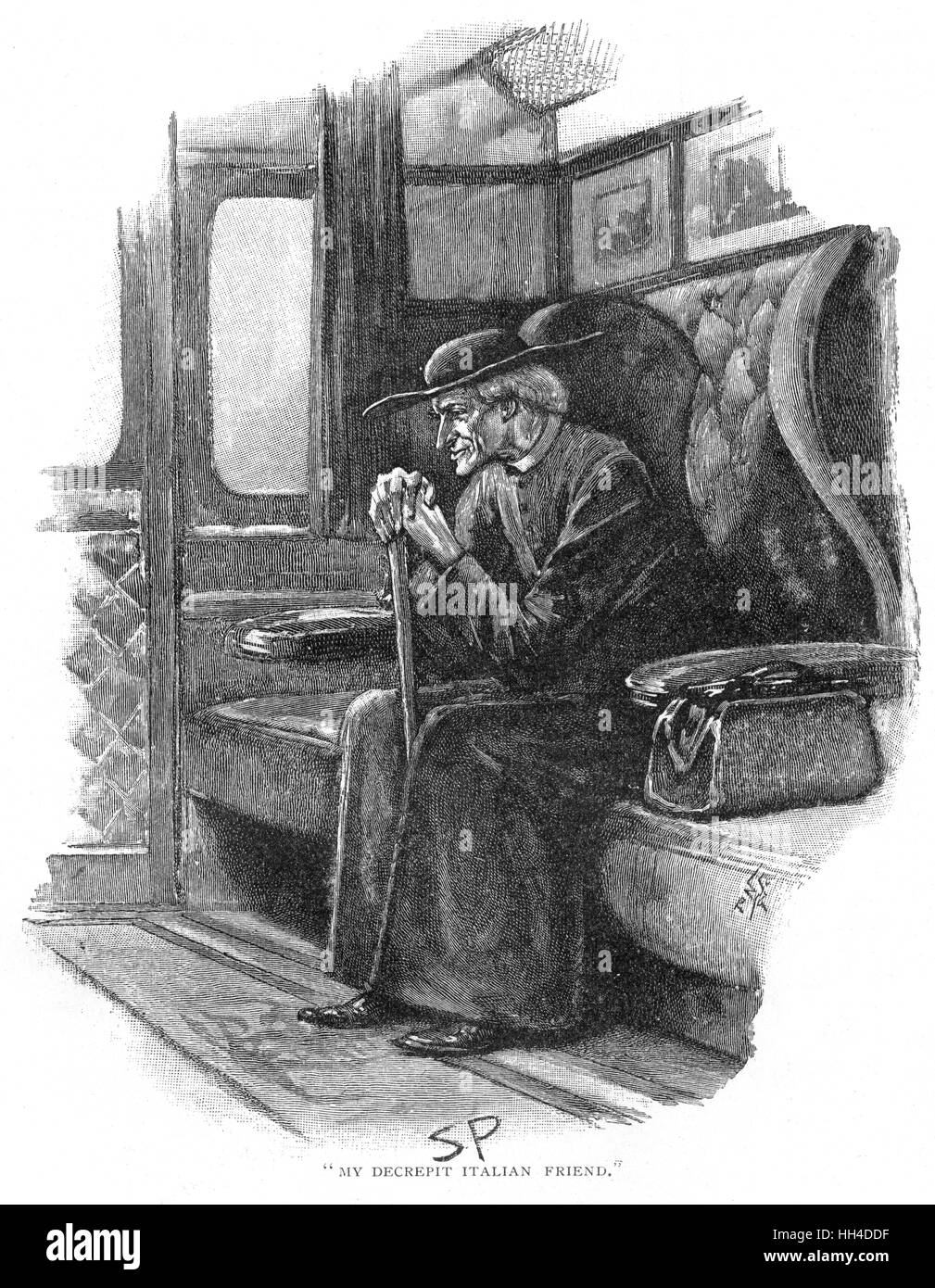 Sherlock Holmes in Verkleidung Stockfoto