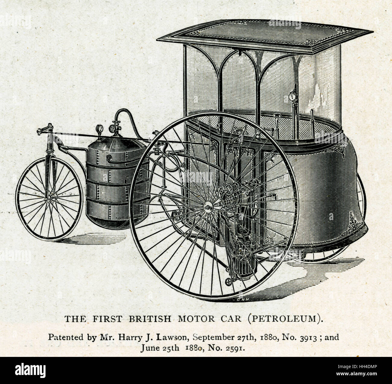 Henry J Lawson Patentiertes Design Fur Ein Erdol Auto Wenn Sie