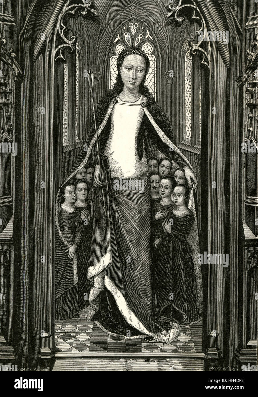 St. Ursula und Jungfrauen Stockfoto
