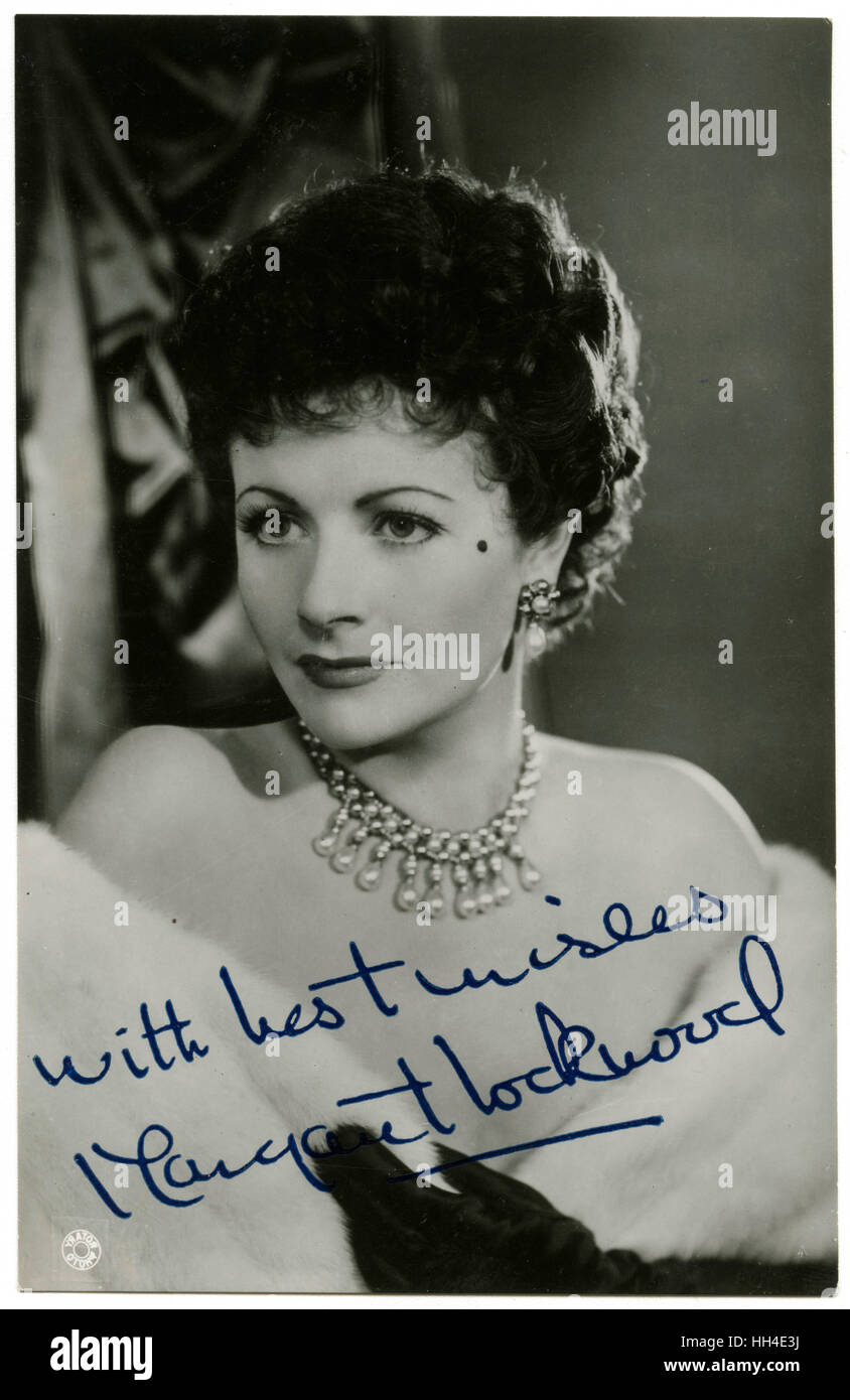 Margaret Lockwood (1916 – 1990), englische Schauspielerin für Bühne, Bildschirm und Fernsehen Stockfoto