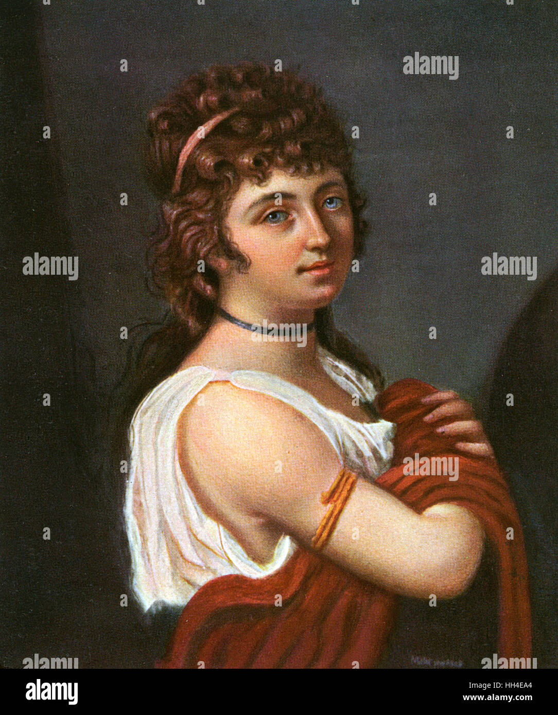 Klassisches Kostüm um 1800 Stockfoto