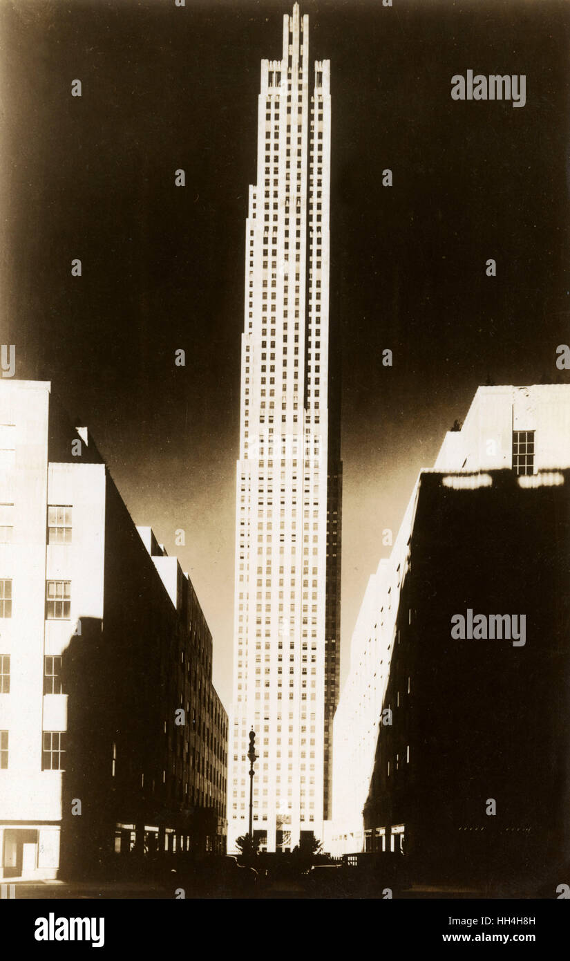 USA - New York - das Rockefeller Center Stockfoto