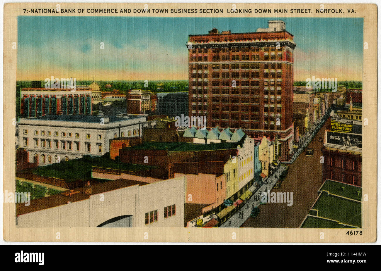 Norfolk, Virginia, USA – National Bank of Commerce Stockfoto