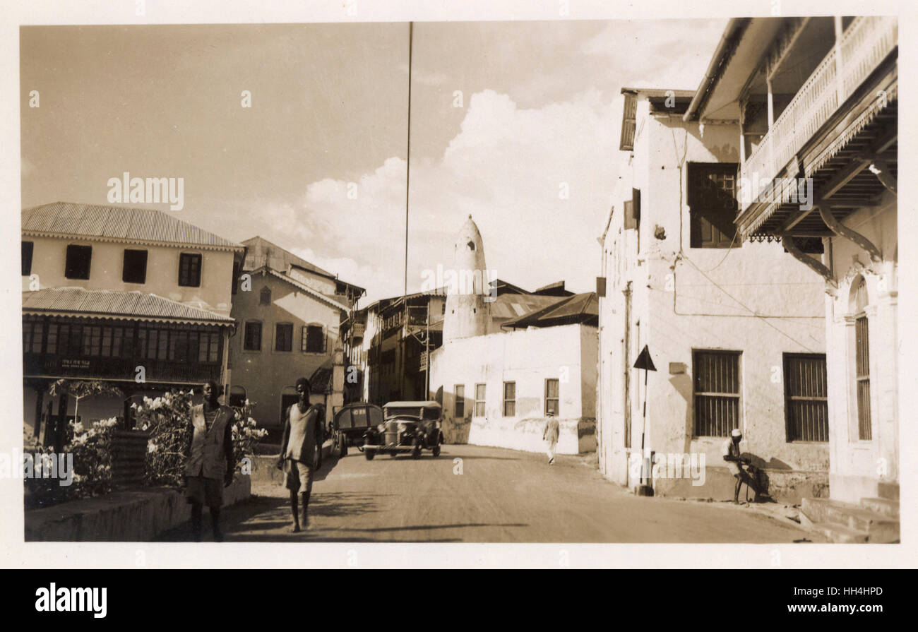 Vasco da Gama Street, Mombasa, Kenia, Ostafrika Stockfoto