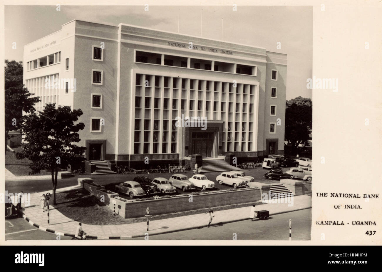 National Bank of India, Kampala, Uganda, Ostafrika Stockfoto
