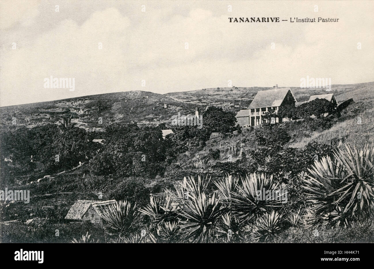 Hügel in der Nähe von Antananarivo (Tananarive), Madagaskar Stockfoto