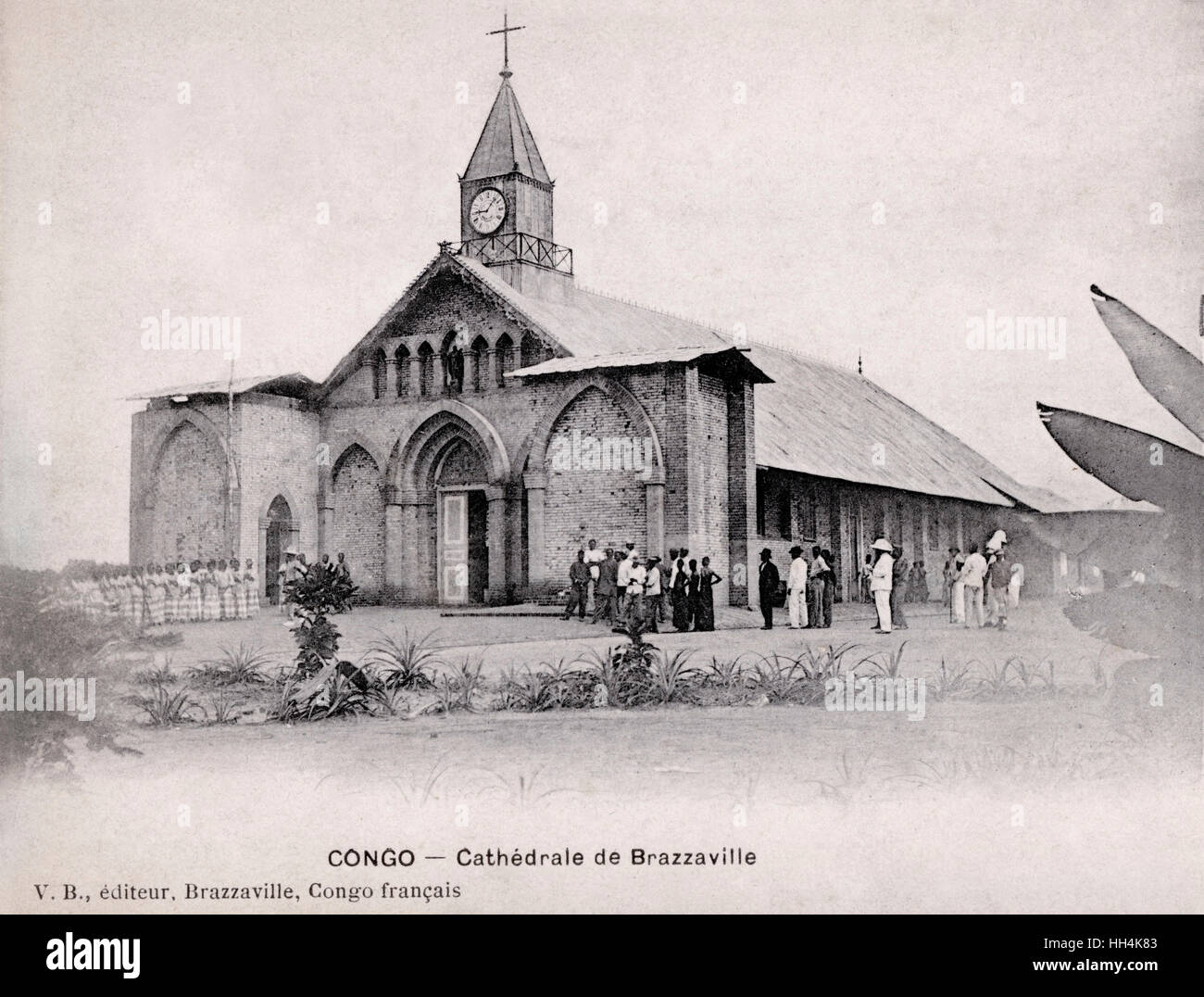 Kathedrale des Heiligen Herzens in Brazzaville, Kongo Stockfoto