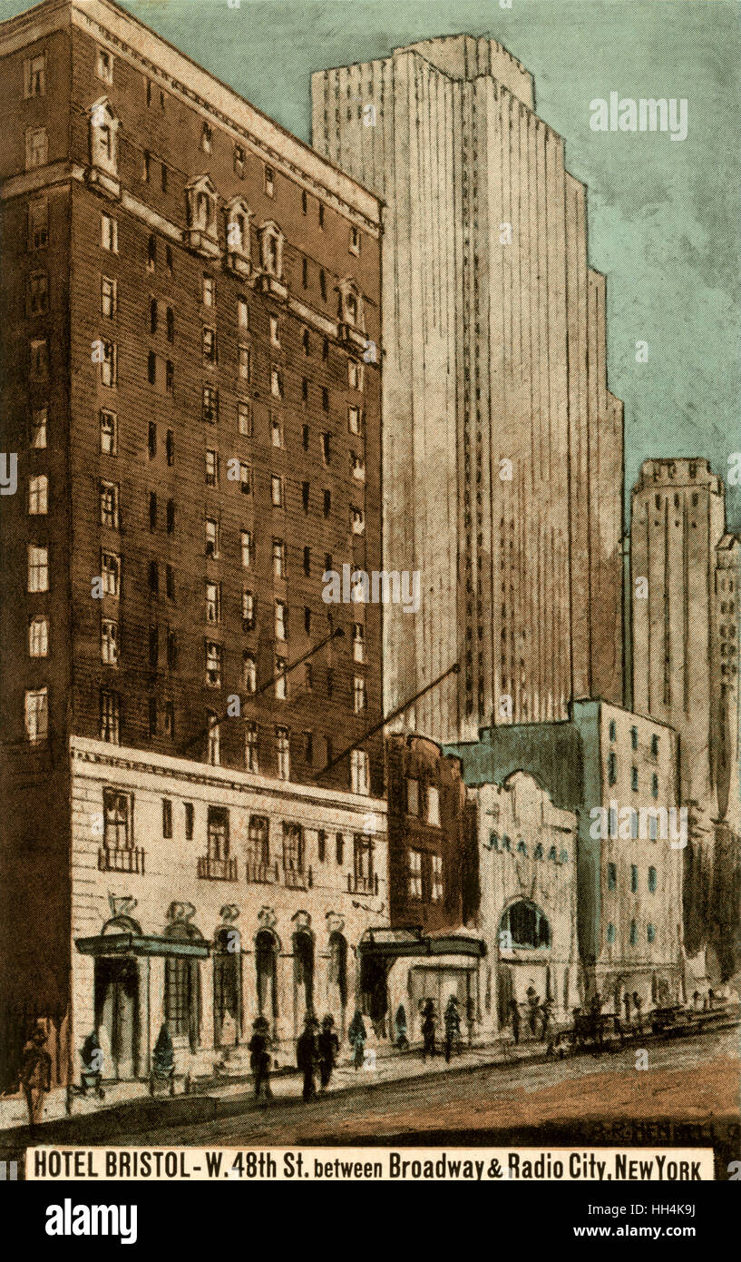 Hotel Bristol in New York City, USA Stockfoto