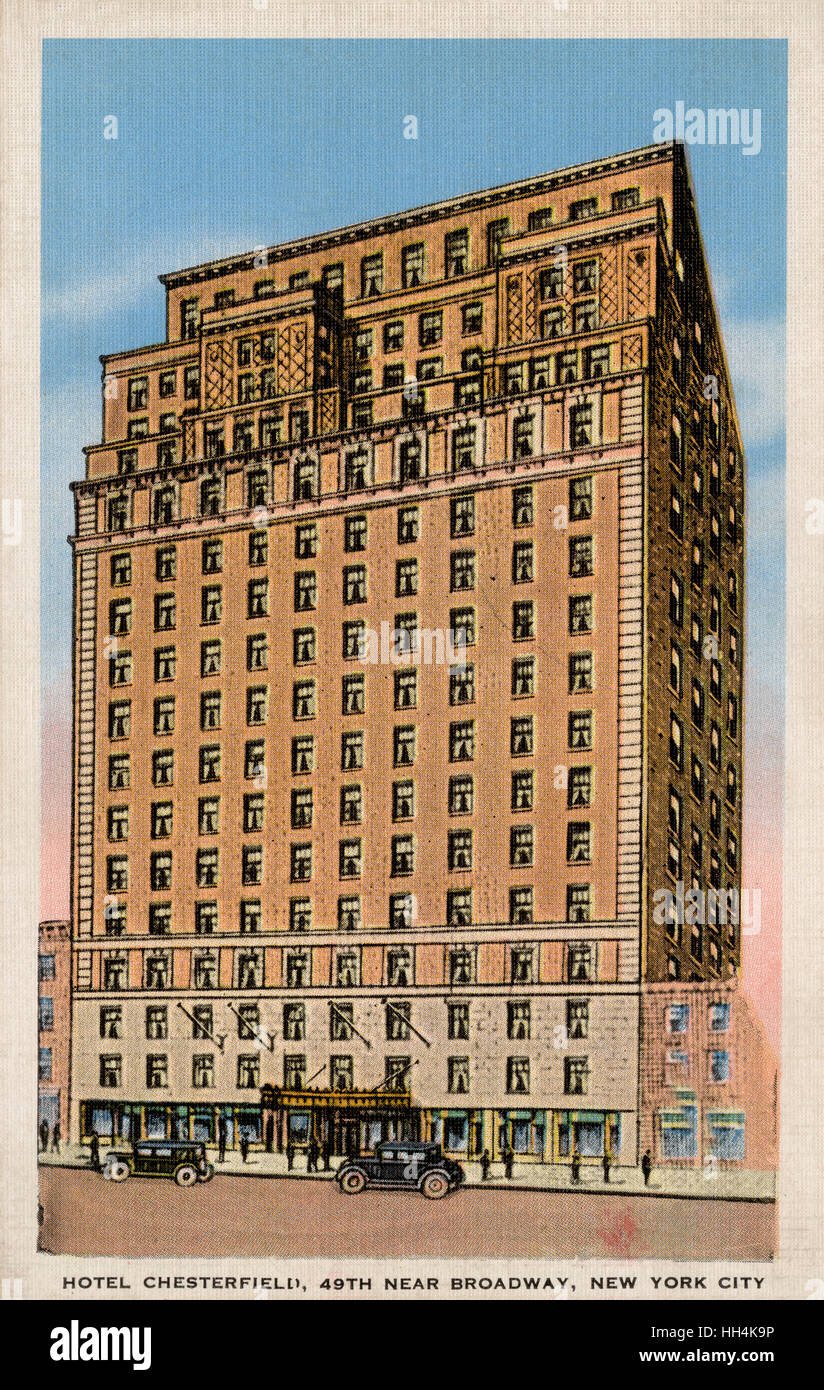 Hotel Chesterfield in New York City, USA Stockfoto