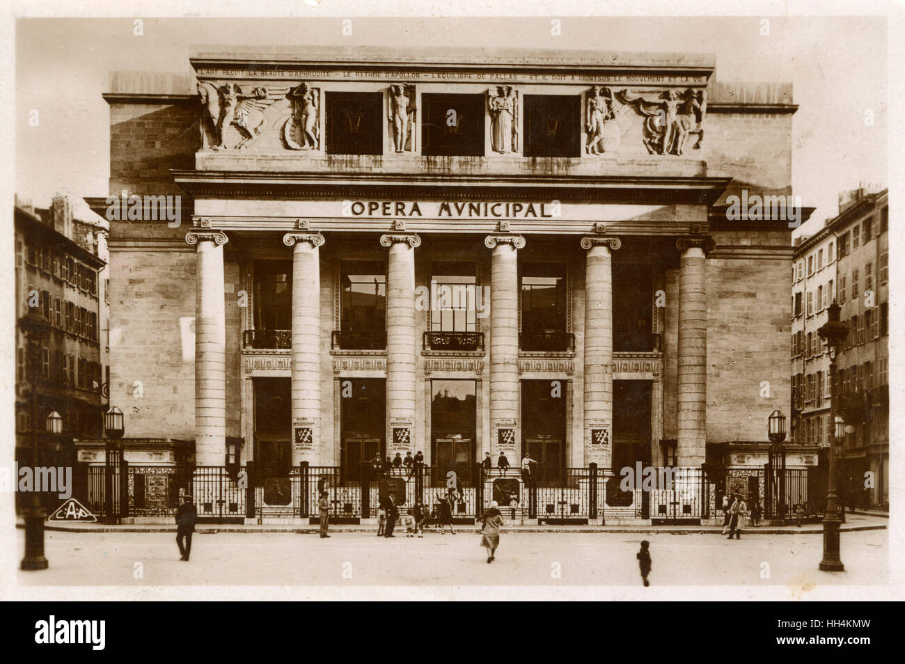 Marseille - die städtische Oper Theatergebäude Stockfoto