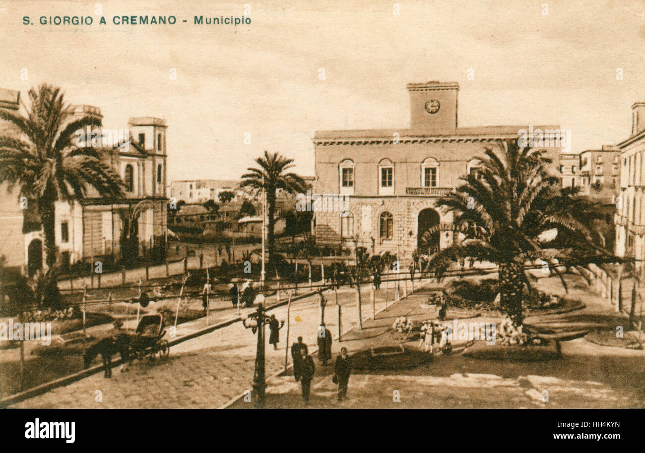 San Giorgio a Cremano - Neapel, Italien - Municipio Stockfoto