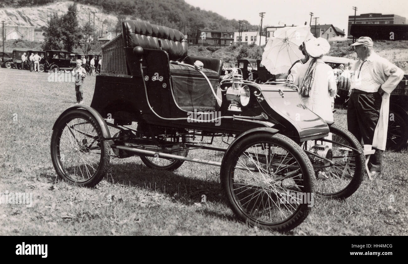 American Auto Club Meeting mit Oldtimer, USA Stockfoto