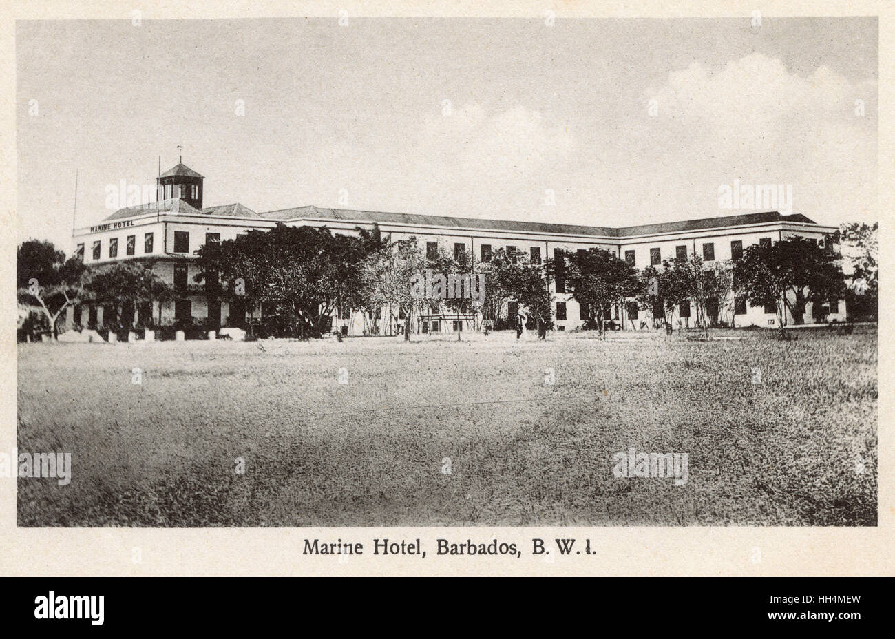 Marine Hotel mit 200 Zimmern, Hastings, Barbados, West Indies. Stockfoto