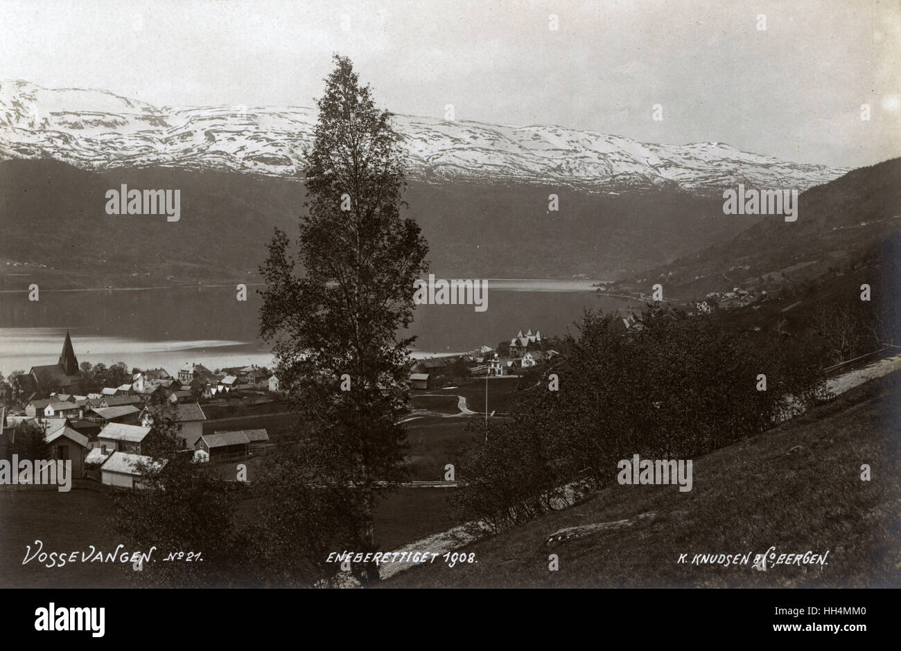 Vossevangen, Bezirk Hordaland, Norwegen Stockfoto