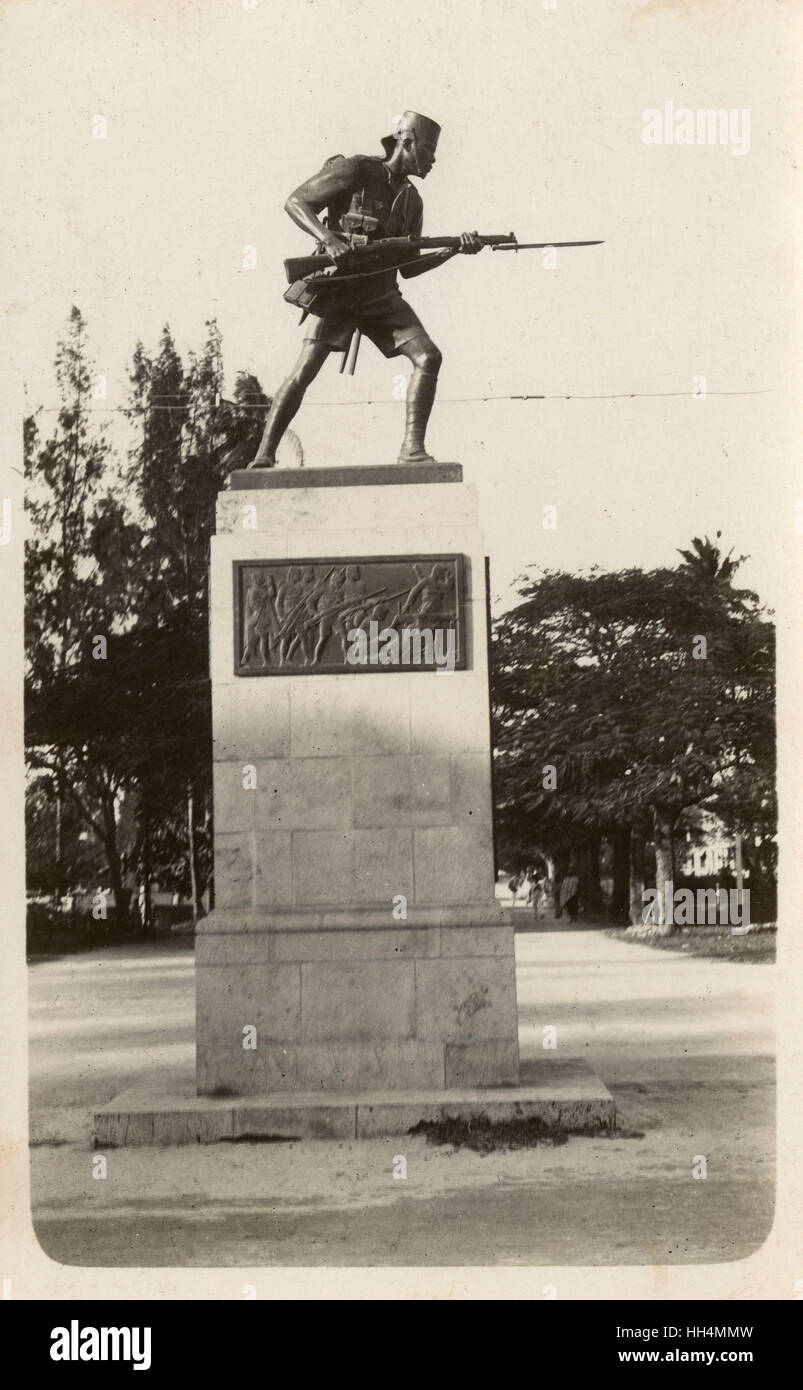 Askari-Denkmal, dar-es-Salaam, Tansania, Ostafrika Stockfoto