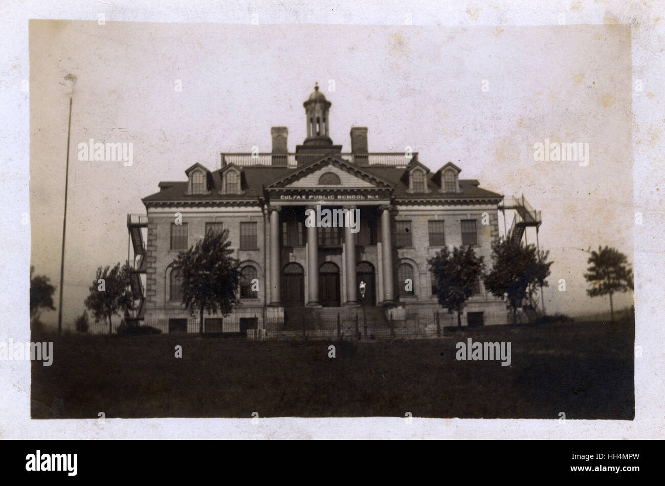 Colfax Public School Nr. 4, USA Stockfoto