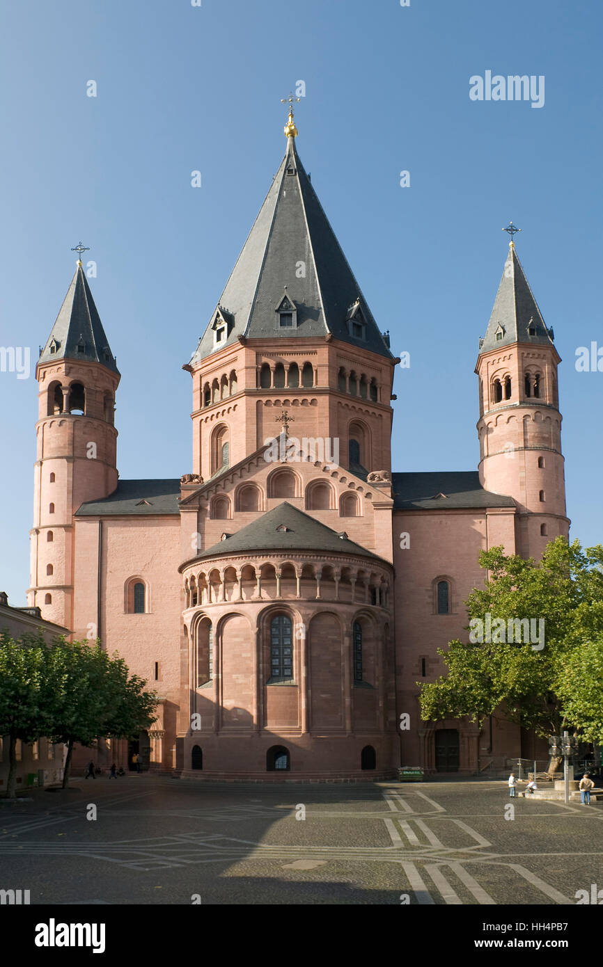 Kathedrale von Mainz, Rheinland-Pfalz, Deutschland Stockfoto