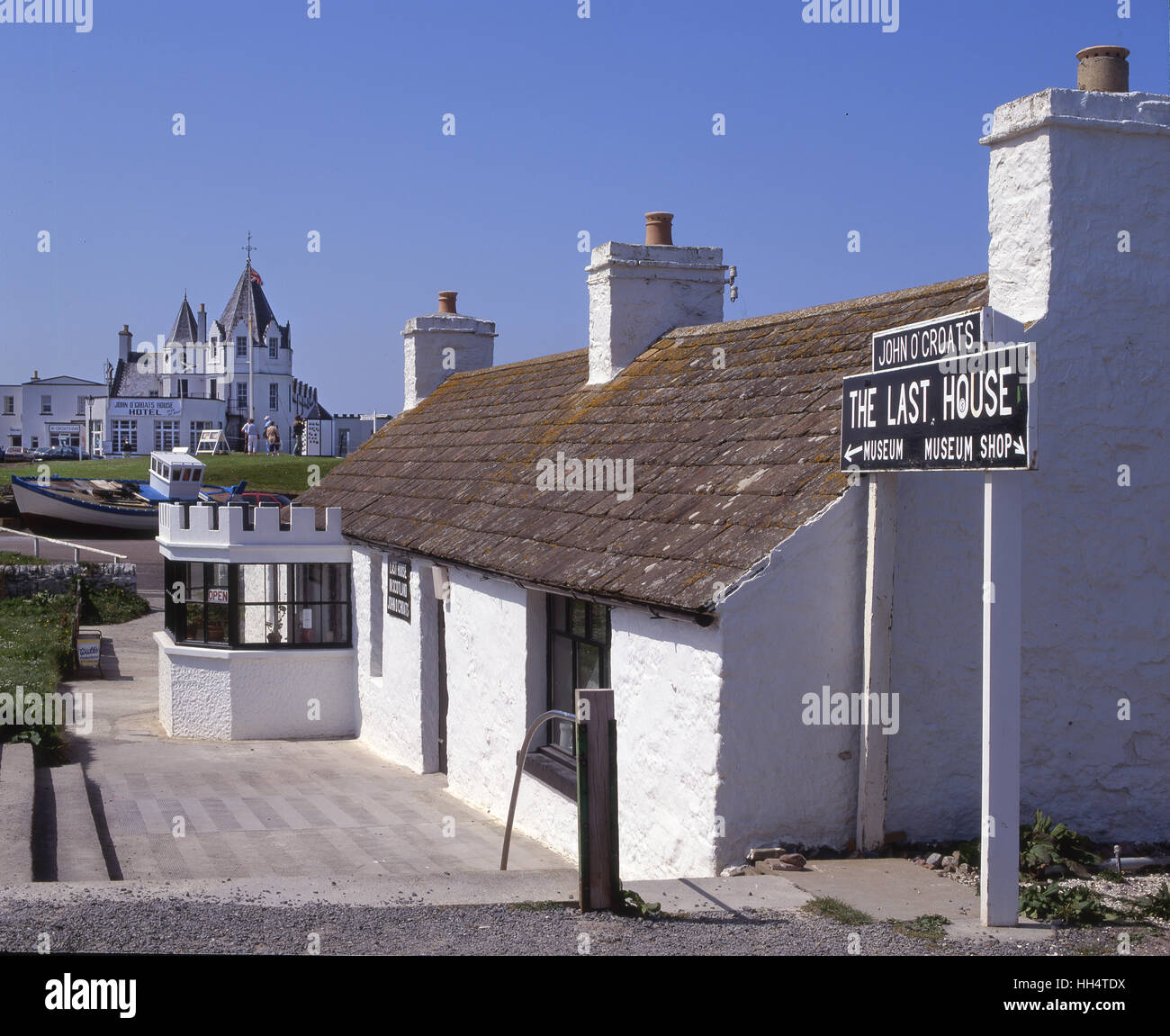 John O Groats, Caithness, Schottland. Stockfoto