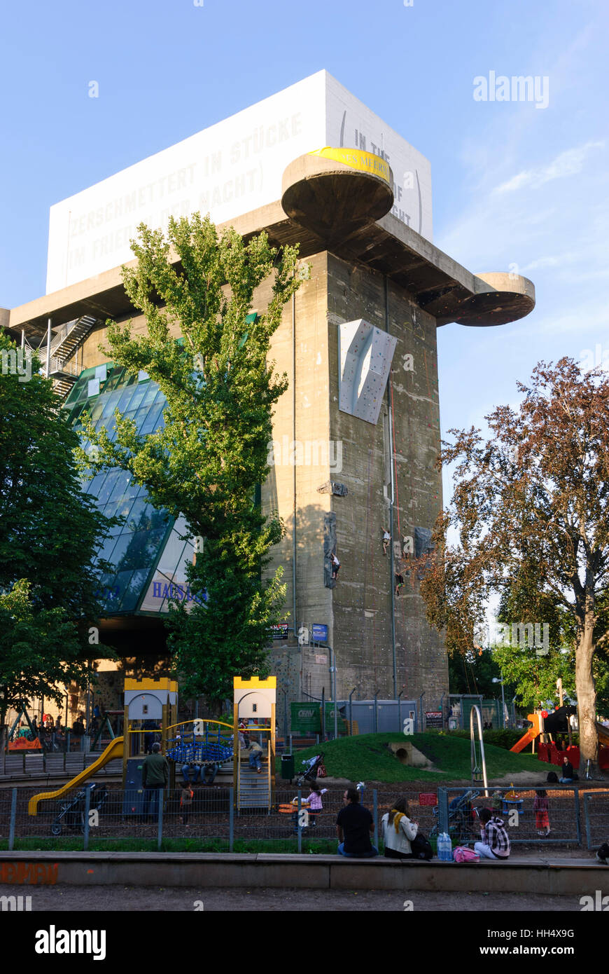 Wien Wien Flak Turm Im Esterhazy Park Heute Haus Des Meeres Und