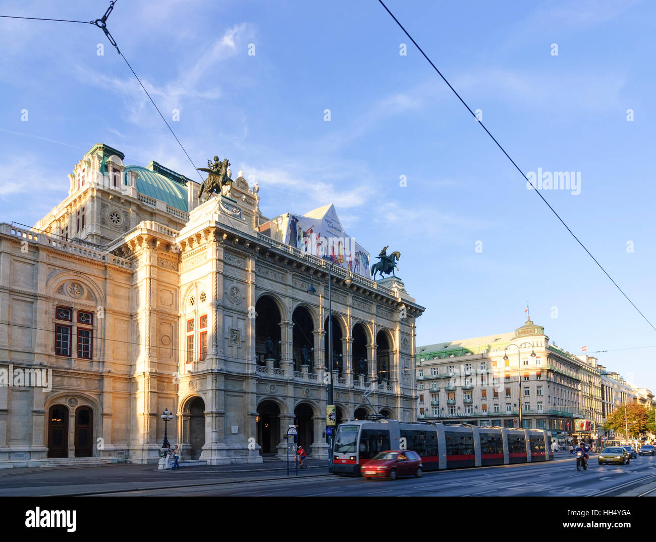 Wien, Wien: Oper Staatsoper, 01. Old Town, Wien, Österreich Stockfoto