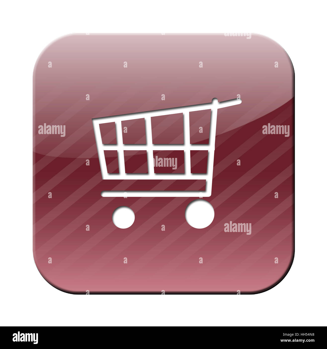 Warenkorb-button Stockfoto