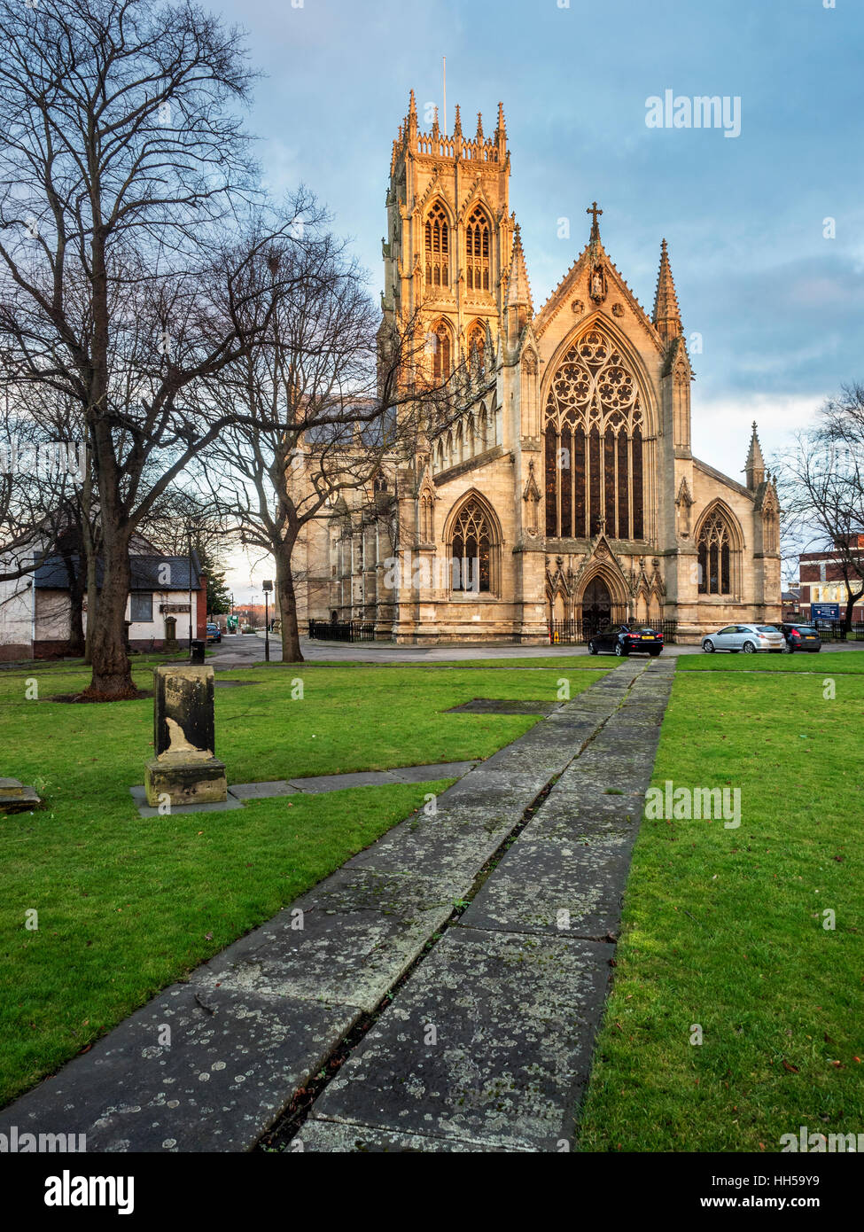 Minster Kirche von Str. George Doncaster South Yorkshire England Stockfoto