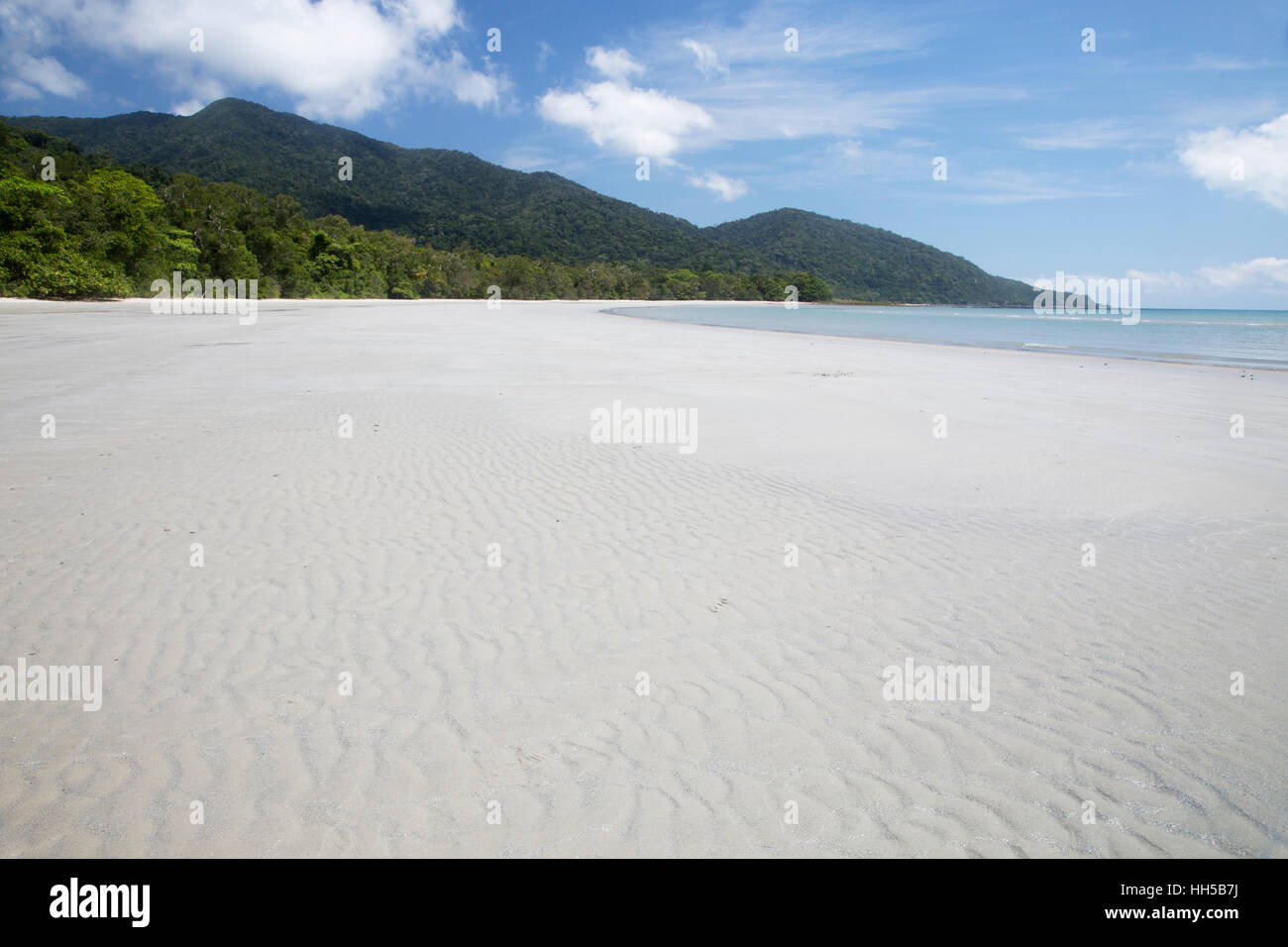 White Sand Beach Daintree Queensland, Australien LA009246 Stockfoto