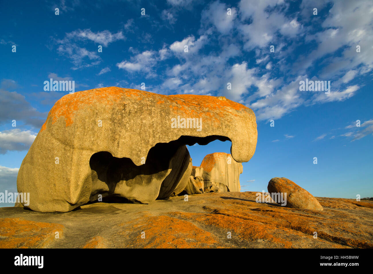 Remarkable Rocks - am frühen Morgen Flinders Chase Nationalpark Kangaroo Island South Australia, Australien LA009283 Stockfoto