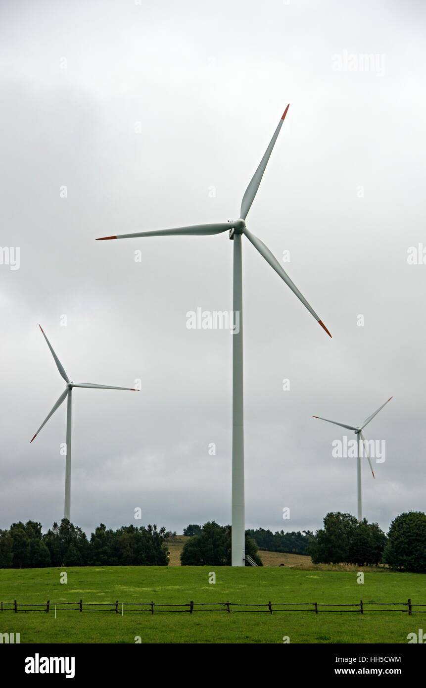 Kraftwerke, wind Stockfoto
