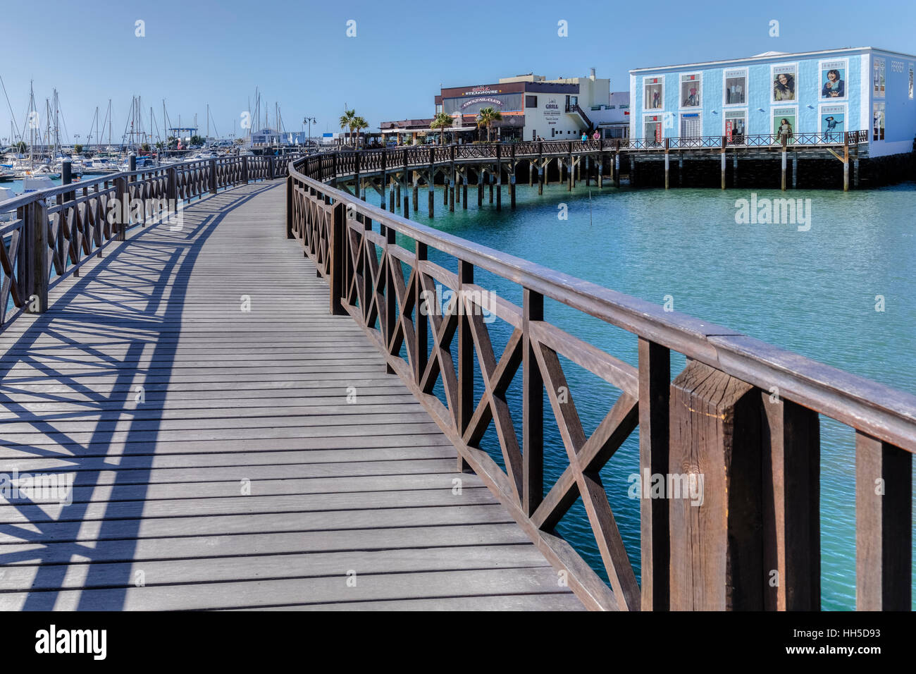 Marina Rubicon, Playa Blanca, Lanzarote, Kanarische Inseln, Spanien Stockfoto
