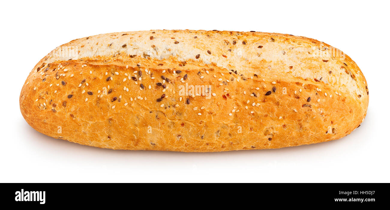 Brot, isoliert Stockfoto