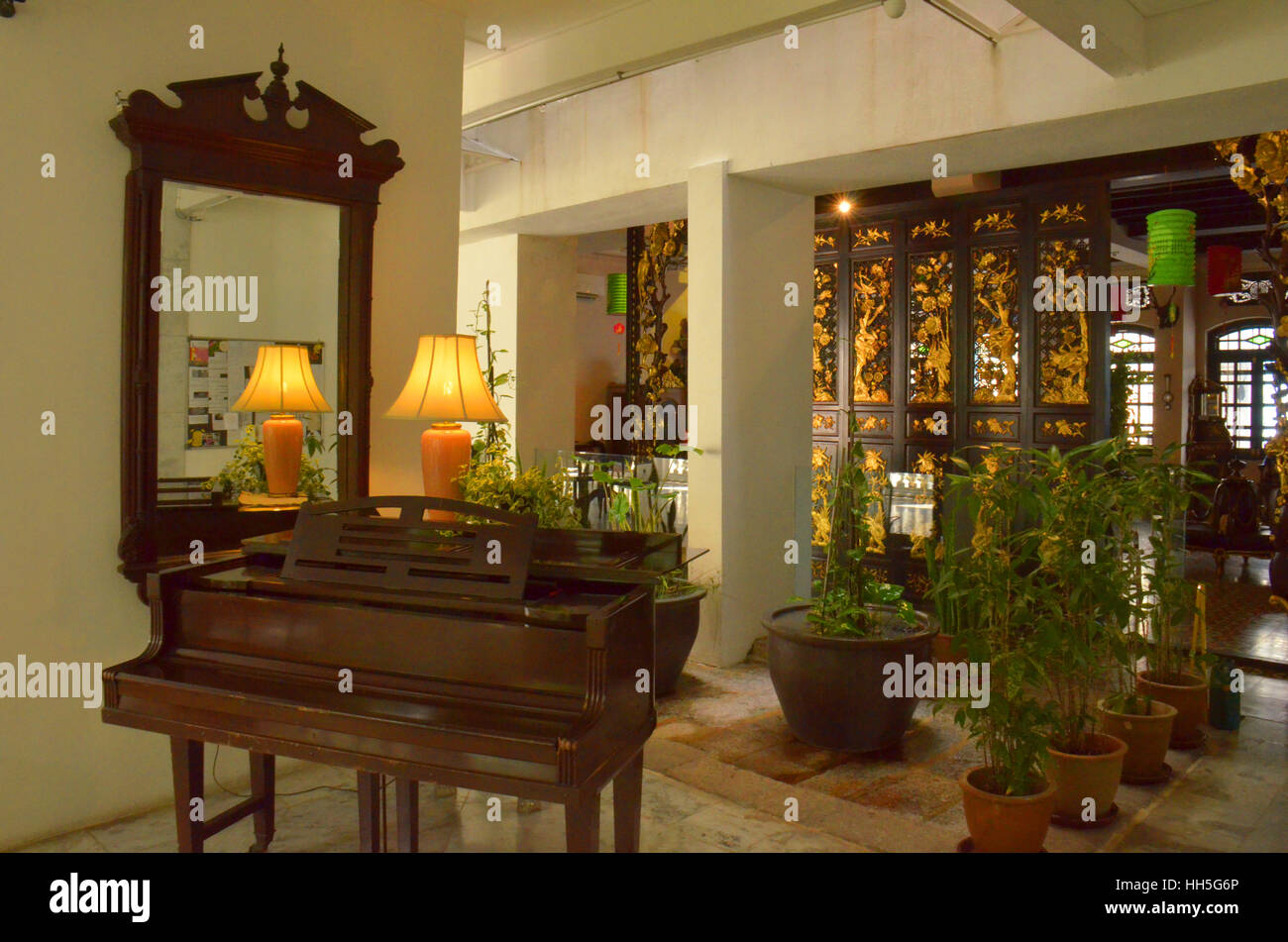 Dekor des Hotels Stockfoto