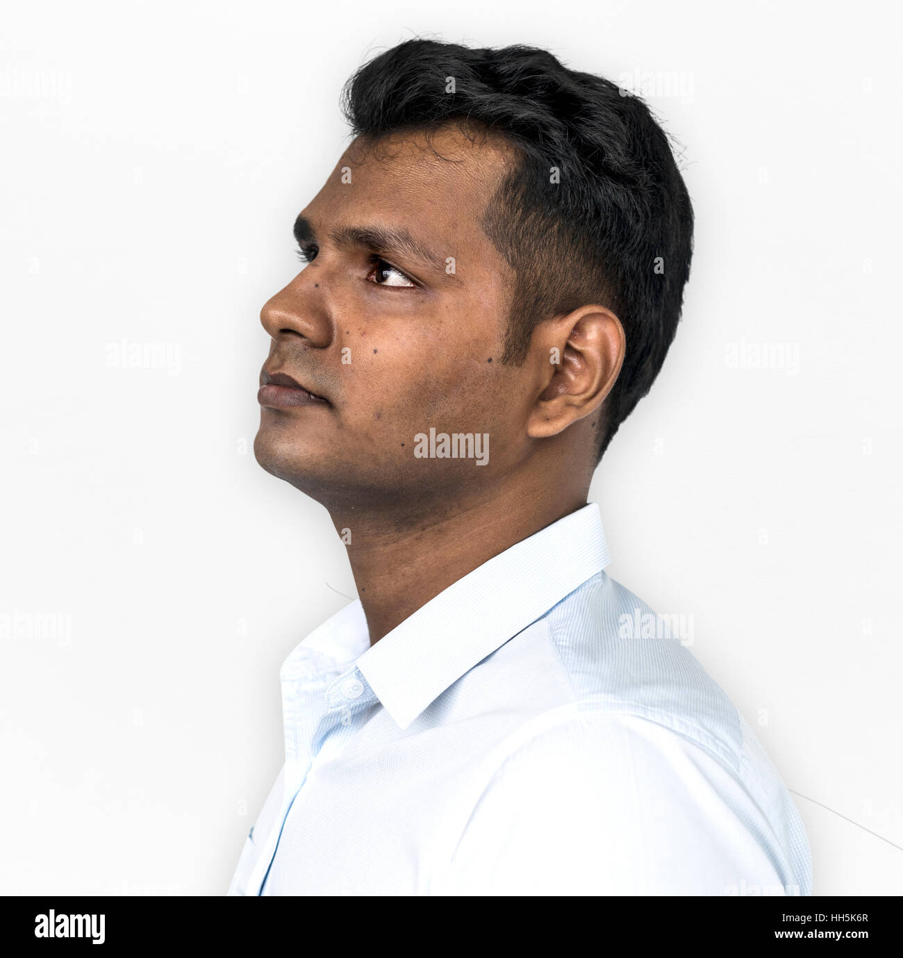 Indische Ethnizität erwachsenen Mannes Casual Konzept Stockfoto