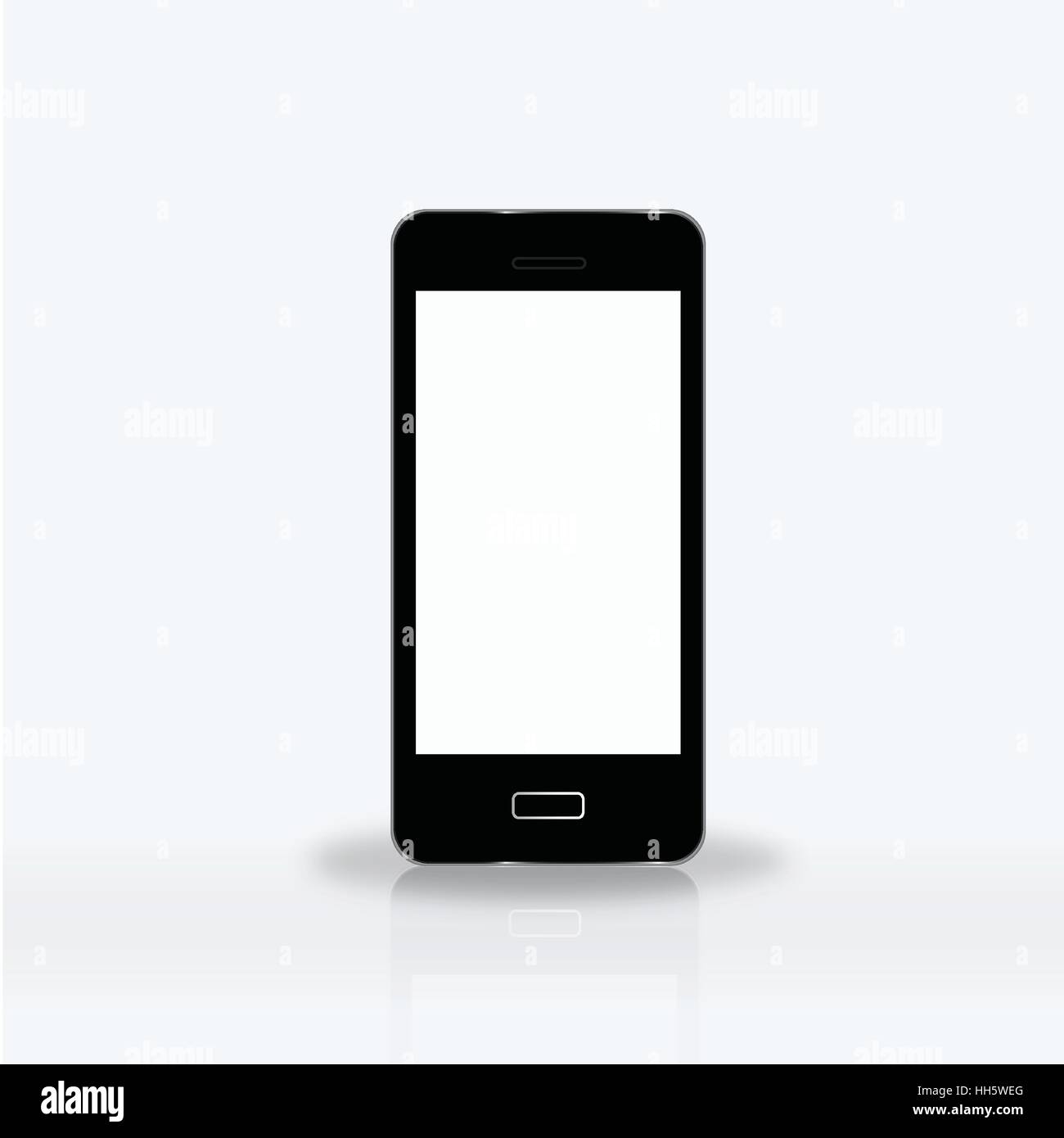 Smartphone Handy Handy-moderne Gerät Kommunikationskonzept Stock Vektor