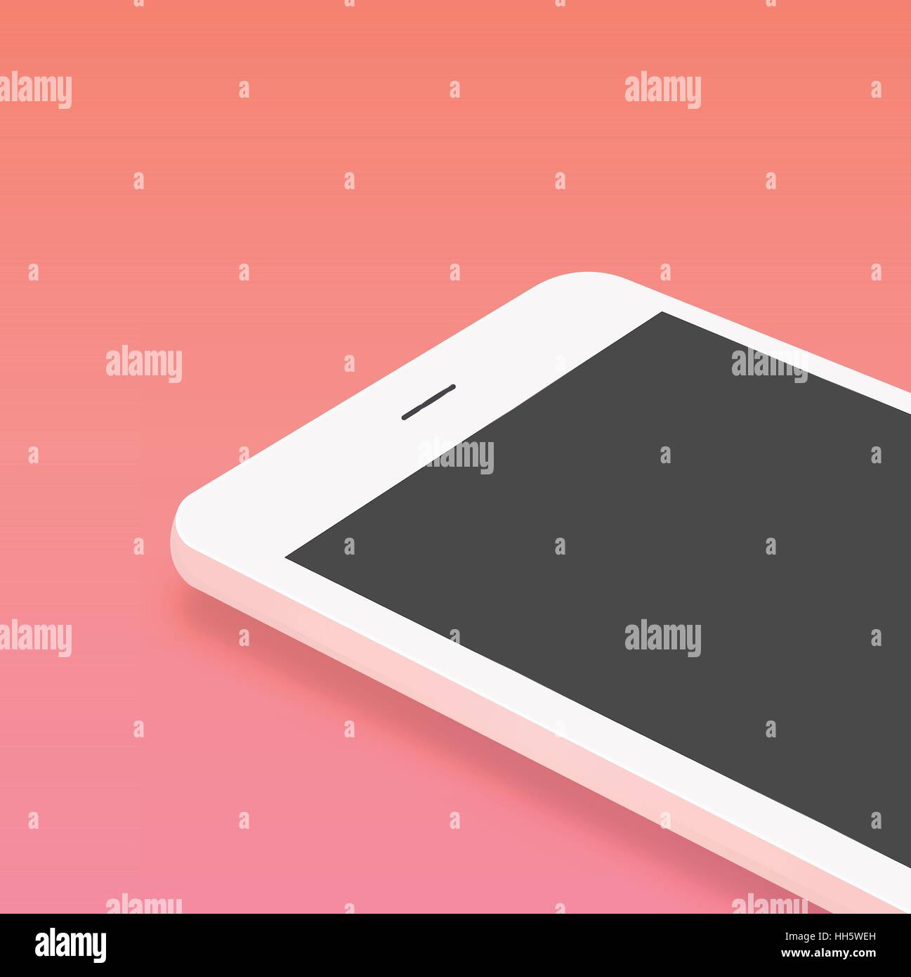 Smartphone Handy Handy-moderne Gerät Kommunikationskonzept Stock Vektor