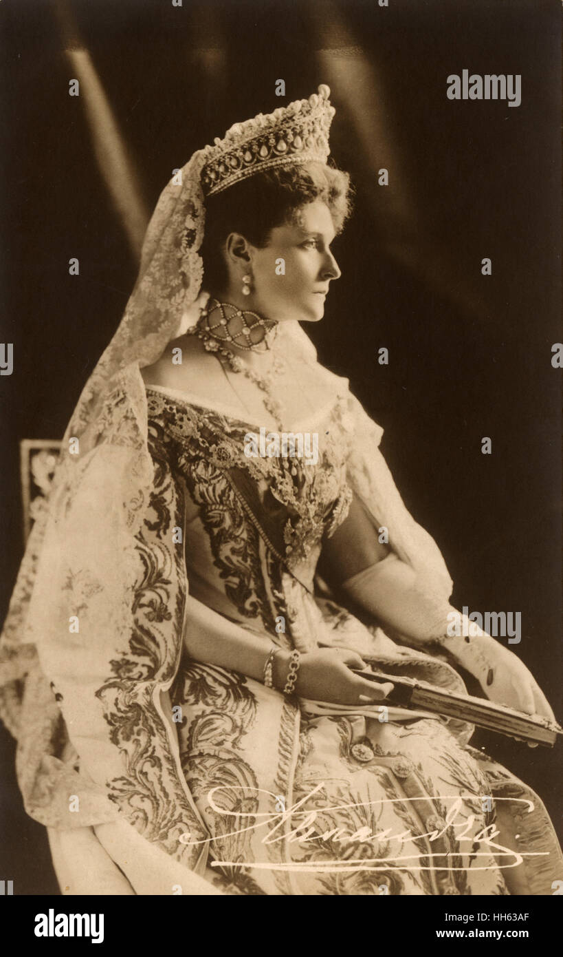 Alexandra Feodorowna - Ehefrau von Nicholas II. Aus Russland Stockfoto