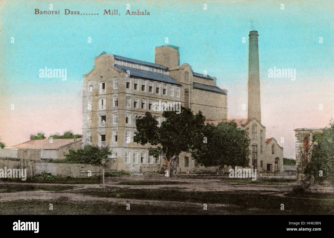 Banarsi das Mehlmühle, Ambala, Haryana, Indien Stockfoto