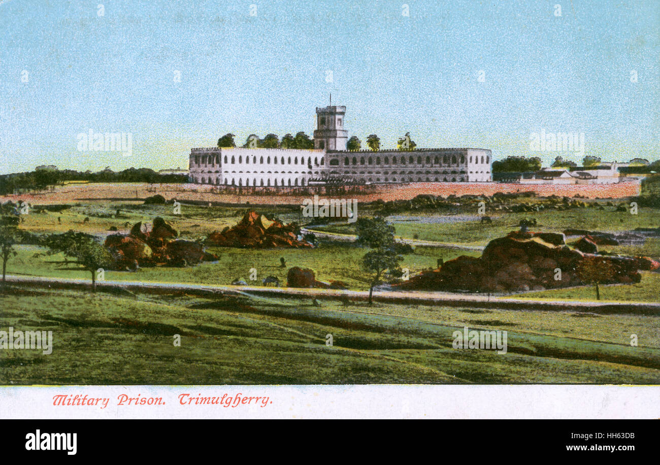 Militärgefängnis, Trimulgherry, Secunderabad, Indien Stockfoto