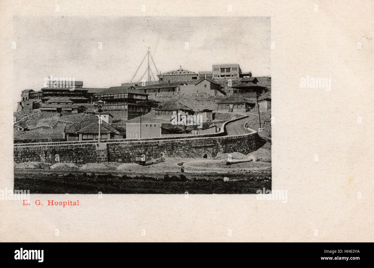 European General Hospital, Steamer Point, Aden Stockfoto