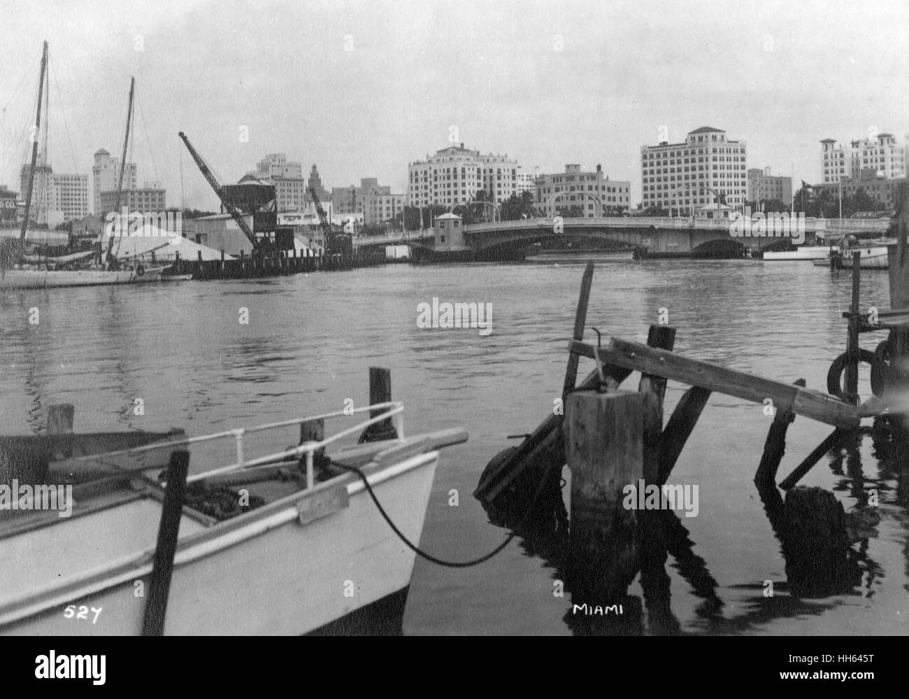 Miami River, Miami Beach, Florida, USA Stockfoto