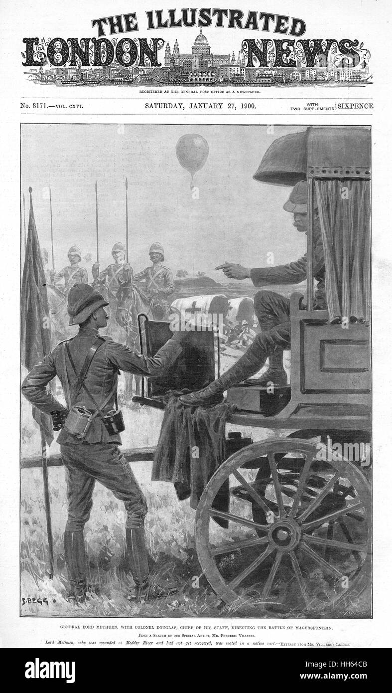 General Lord Methuen mit Colonel Douglas Stockfoto