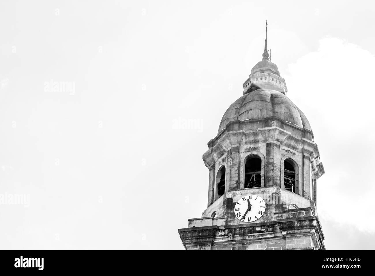 Manila Kathedrale Glockenturm, Intramuros, Manila, Philippinen Stockfoto