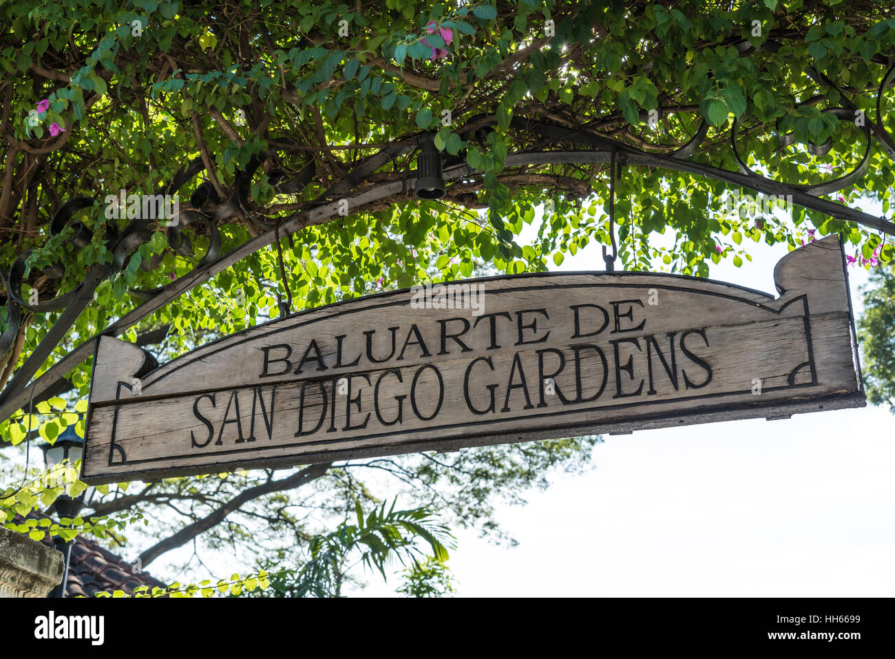 Baluarte de San Diego Gardens, Intramuros, Manila, Philippinen Stockfoto
