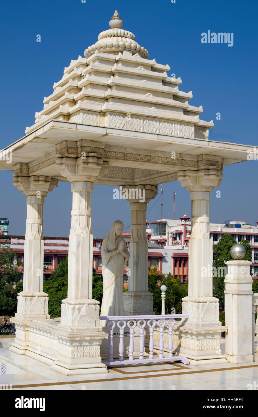 Architektonischen Aufbau des Tempels Birla Mandir Jaipur Indien, Architektur, einem Ort von Interesse, Geschichte, Artstica, Tempel, Stockfoto